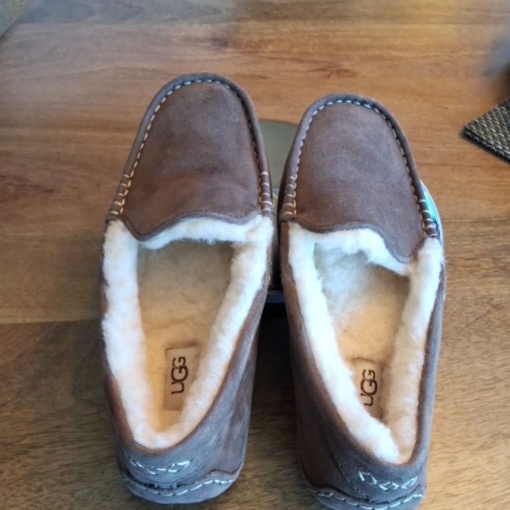 UGG Brown Suede Slippers (Small size 7)